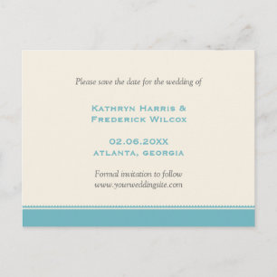 Brautpaare Save the Date Postkarte