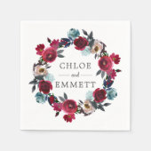 Brautpaare Serviette (Vorderseite)