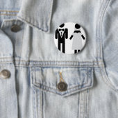 Brautpaarsymbol Button (Beispiel)
