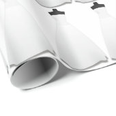 Brautpapier für Hochzeitskleid Geschenkpapier (Rolleneckpunkt)
