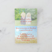 Brautparh Stroh Einladung (Innenseite)