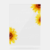 Brautparty Acrylic Sign WELCOME Acrylschild (Vorderseite)