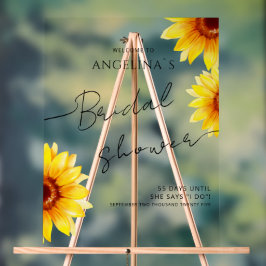 Brautparty Acrylic Sign WELCOME Acrylschild