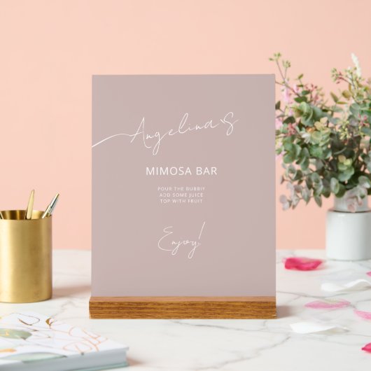 Brautparty Acrylschild (Hochzeit)
