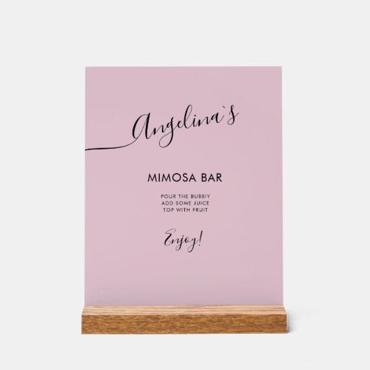 Brautparty Acrylschild (Vorderseite)