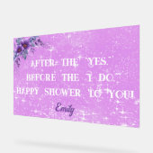 Brautparty Acrylschild (Winkel)