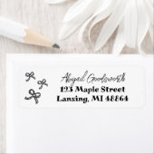 Brautparty-Adresse für das handgezeichnete Blatt (Insitu)