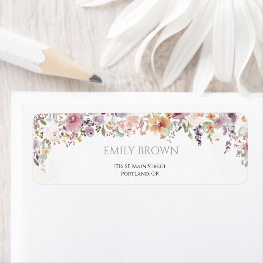 Brautparty-Adresse für Elegante Wildblumen (Insitu)