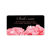 Brautparty-Adressetikett Adressaufkleber (Vorne)