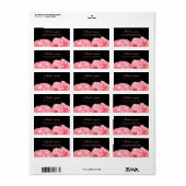 Brautparty-Adressetikett Adressaufkleber (Vorne)