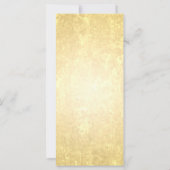 Brautparty Advertise Card Goldene Foil Paradies Co (Rückseite)