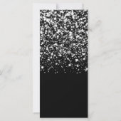 Brautparty Advice Cards Silver Midnight Glam (Rückseite)