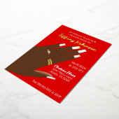 Brautparty African American Real Folieneinladung (Gedreht)