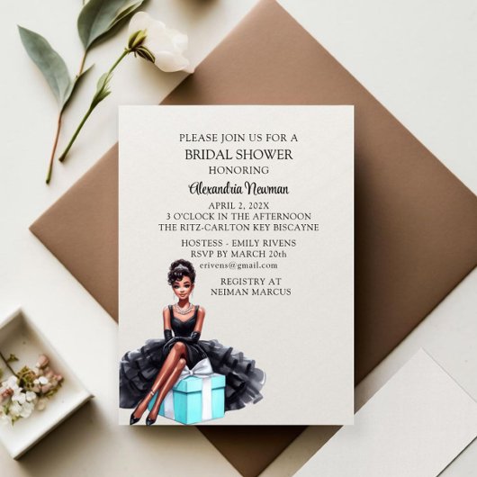 Brautparty American Einladung