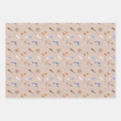 Brautparty an der blauen Küste Geschenkpapier Set (Vorderseite 3)