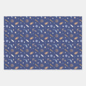 Brautparty an der blauen Küste Geschenkpapier Set (Vorderseite 2)