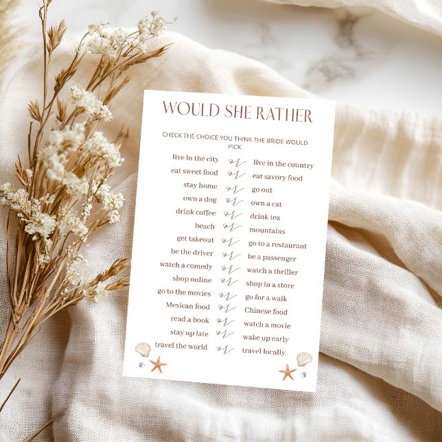 Brautparty an der Küste würde sie eher spielen (Von Creator hochgeladen)