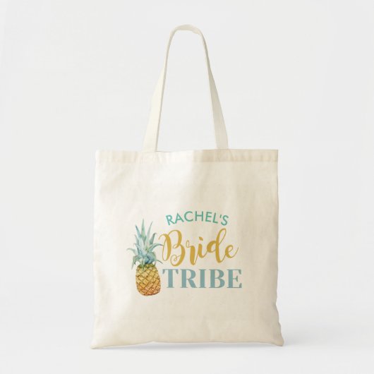 Brautparty Ananas Bride Tote Beutel Geschenk Gegen Tragetasche (Vorne)