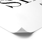 Brautparty Anemone Poster (Ecke)