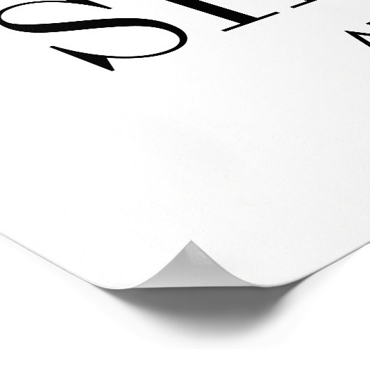 Brautparty Anemone Poster (Ecke)