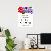 Brautparty Anemone Poster (Heimbüro)