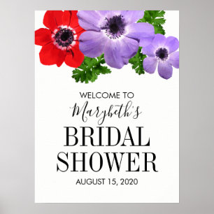 Brautparty Anemone Poster