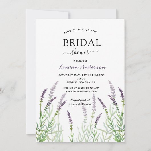 Brautparty Ankündigung (Vorderseite)