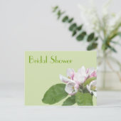 Brautparty Apfelblüte Postkarte (Stehend Vorderseite)