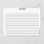 Brautparty Appetizer Rezept Karte (Rückseite)