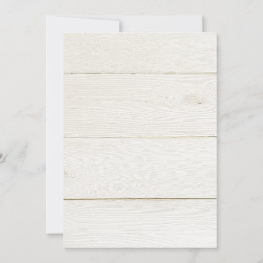 Brautparty Aquarell Weiße Grünpflanzen 2 Einladung (Rückseite)