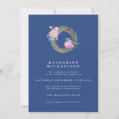 Brautparty | Aquareller Winter Sparath Einladung (Vorderseite)