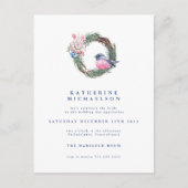 Brautparty | Aquareller Winter Sparath Postkarte (Vorderseite)