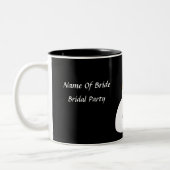 "Brautparty Attendant" - Anpassbare Tasse (Links)