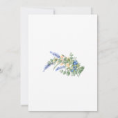 Brautparty aus Holzkörnchen Einladung (Rückseite)