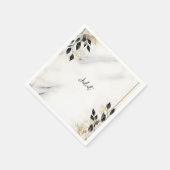 Brautparty aus Naturwerksteinen Serviette (Ecke)