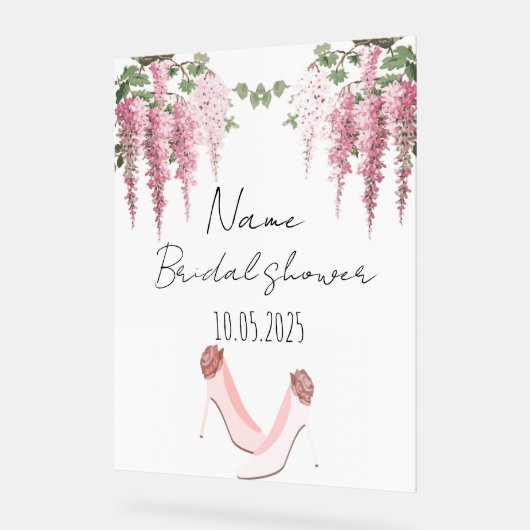 Brautparty aus Plexiglas Acrylschild (Winkel)