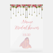 Brautparty aus Plexiglas Acrylschild (Vorderseite)