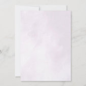 Brautparty aus Weinglas Dankeskarte (Rückseite)