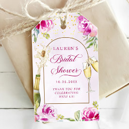 Brautparty aus Weinglas Geschenkanhänger