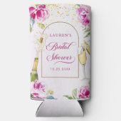 Brautparty aus Weinglas Selters Dosenkühler (Rückseite)