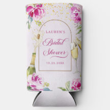 Brautparty aus Weinglas