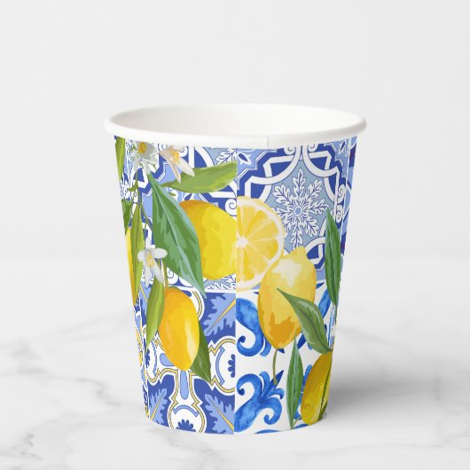 Brautparty aus Zitronen Pappbecher (Rechts)