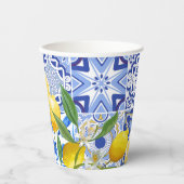 Brautparty aus Zitronen Pappbecher (Vorderseite)