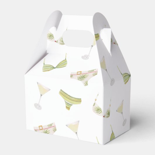 Brautparty Bachelorette Geschenkschachtel (Rückseite)