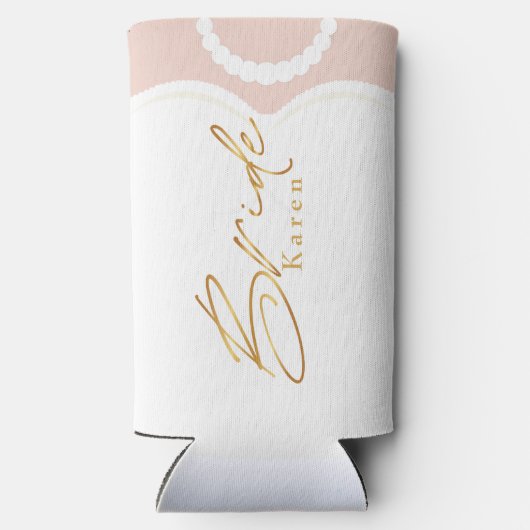 Brautparty-Bachelorette Selters Dosenkühler (Rückseite)