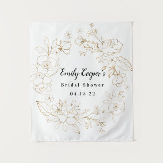 Brautparty Banner Fabric Sign Tapestes Wandteppich