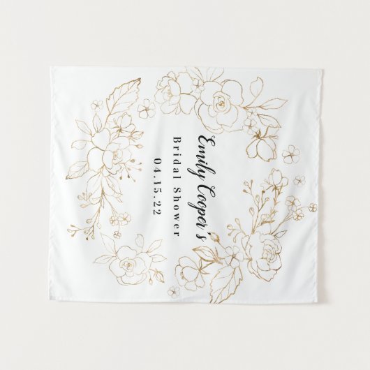 Brautparty Banner Fabric Sign Tapestes Wandteppich (Vorderseite (Horizontal))