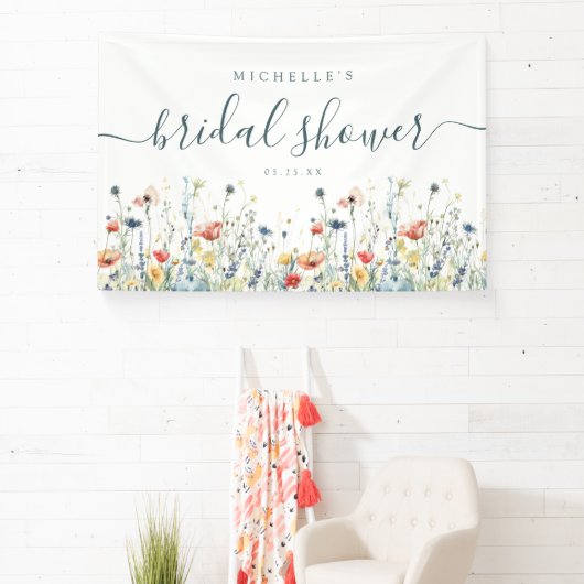Brautparty-Banner für lebendige Wildblume Banner (InSitu)