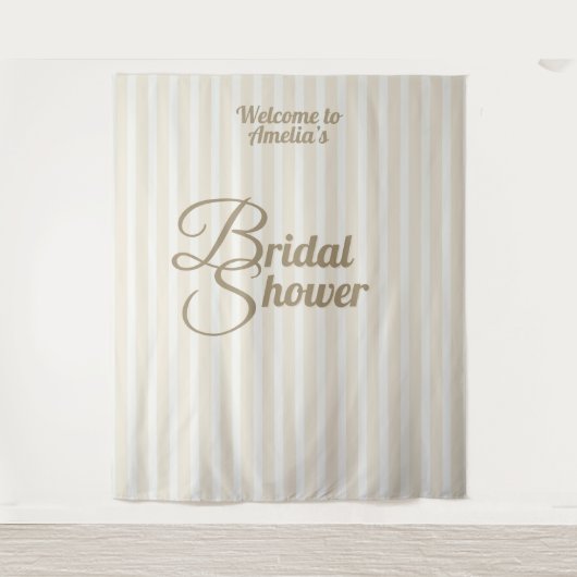 Brautparty-Banner nach Maß - Elegante Dekoration Wandteppich (Vorderseite)