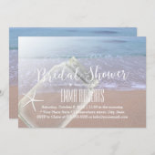 Brautparty Beach Wedfish & Mason Jar Einladung (Vorne/Hinten)